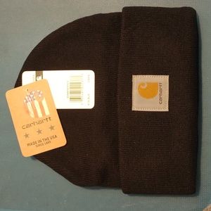 1 Black NWT Carhartt Cuffed Beanie